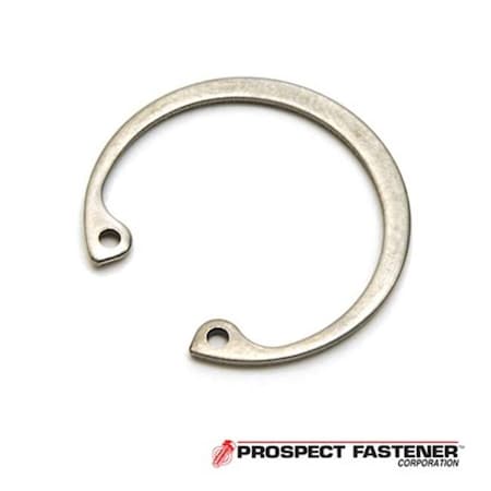 Rotor Clip Internal Retaining Ring, Stainless Steel, Passivated Finish, 0.56 in Bore Dia. HO-56SS